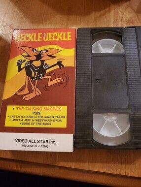 Heckle & Jeckle The Talking Magpies VHS Video All Star Inc. Vintage Cartoon